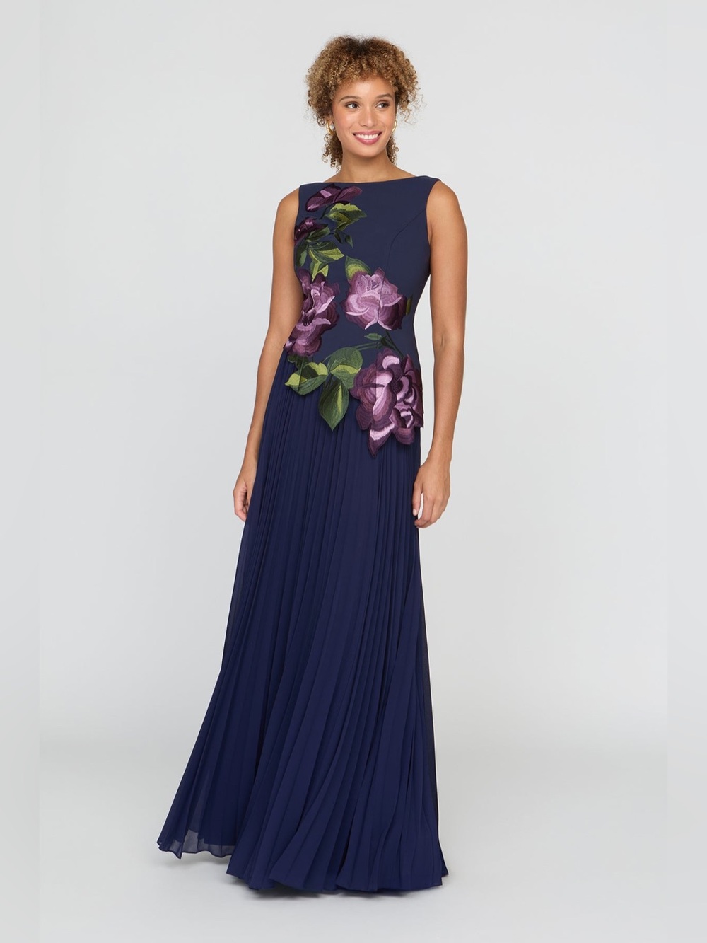 NEW KAY UNGER Jayla Gown in Dark Twilight Size 14